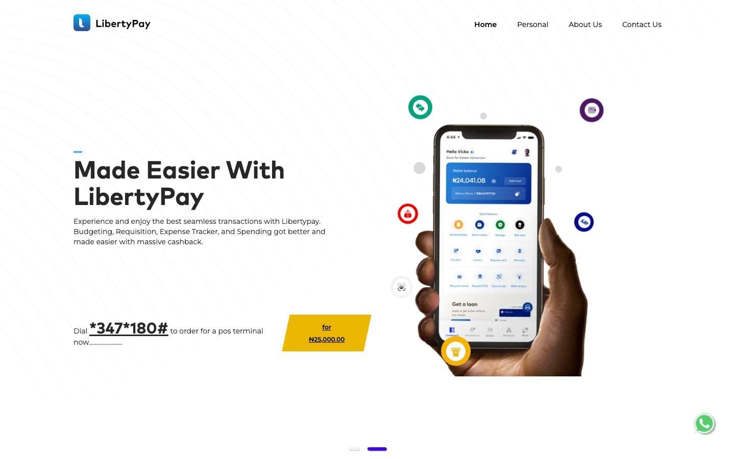 LibertyPay website
